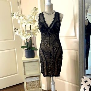 Bebe Lace Mini Dress
